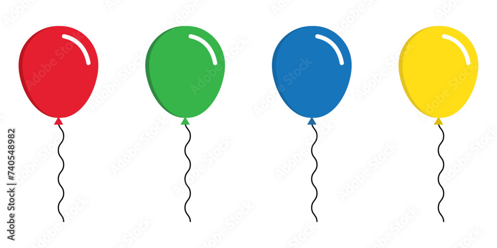 Balloon sign icon vector illustration design Balloon sign icon vector illustration design