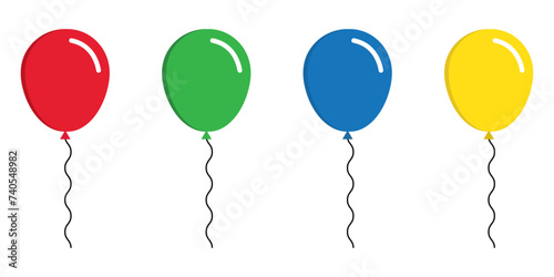Balloon sign icon vector illustration design