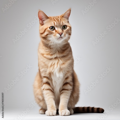 cat on white background, portrait of a red cat, cat close-up, cats, white background cats, ai images, cat photography, 