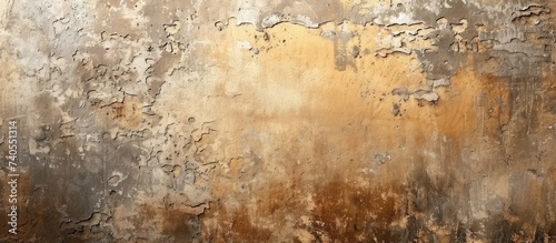 This photo captures the intricate paint texture on an aged walls blank surface, highlighting the intricate grain details.