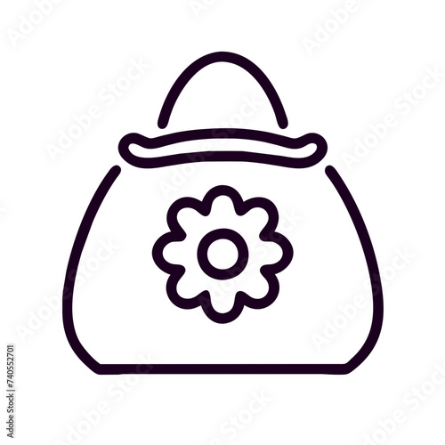 Vector illustration of bag icon
