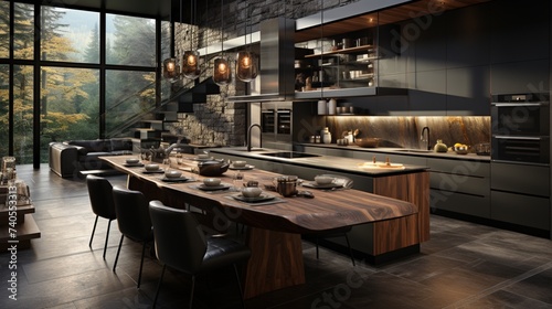 Modern kitchen concept.