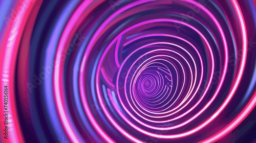 Swirl Fractal Purple Background