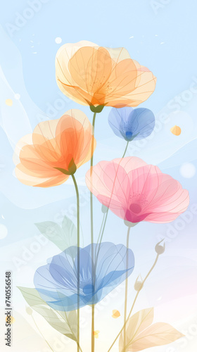 Stunning Flower Wallpaper: Perfect Background for Cellphones, Mobile Phones, iOS, and Android Devices