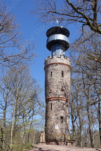 Ludwigsturm auf dem Hahnenkamm im Spessart photo