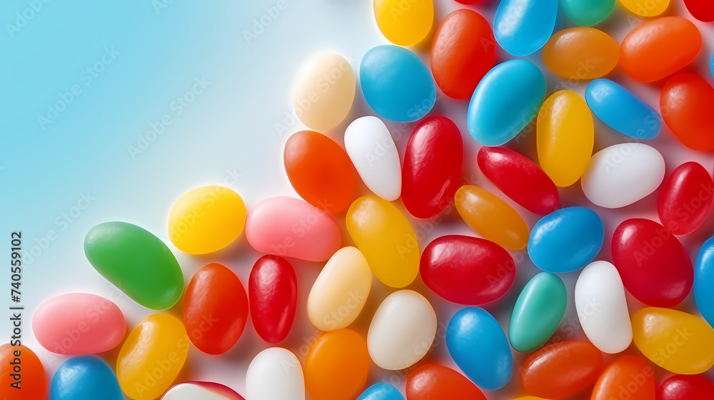 Fototapeta premium Candy pattern background cool