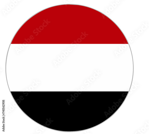 Free Download Yemeni flag is round - GFXLoad