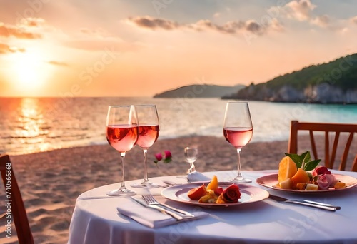 dinner on the beach