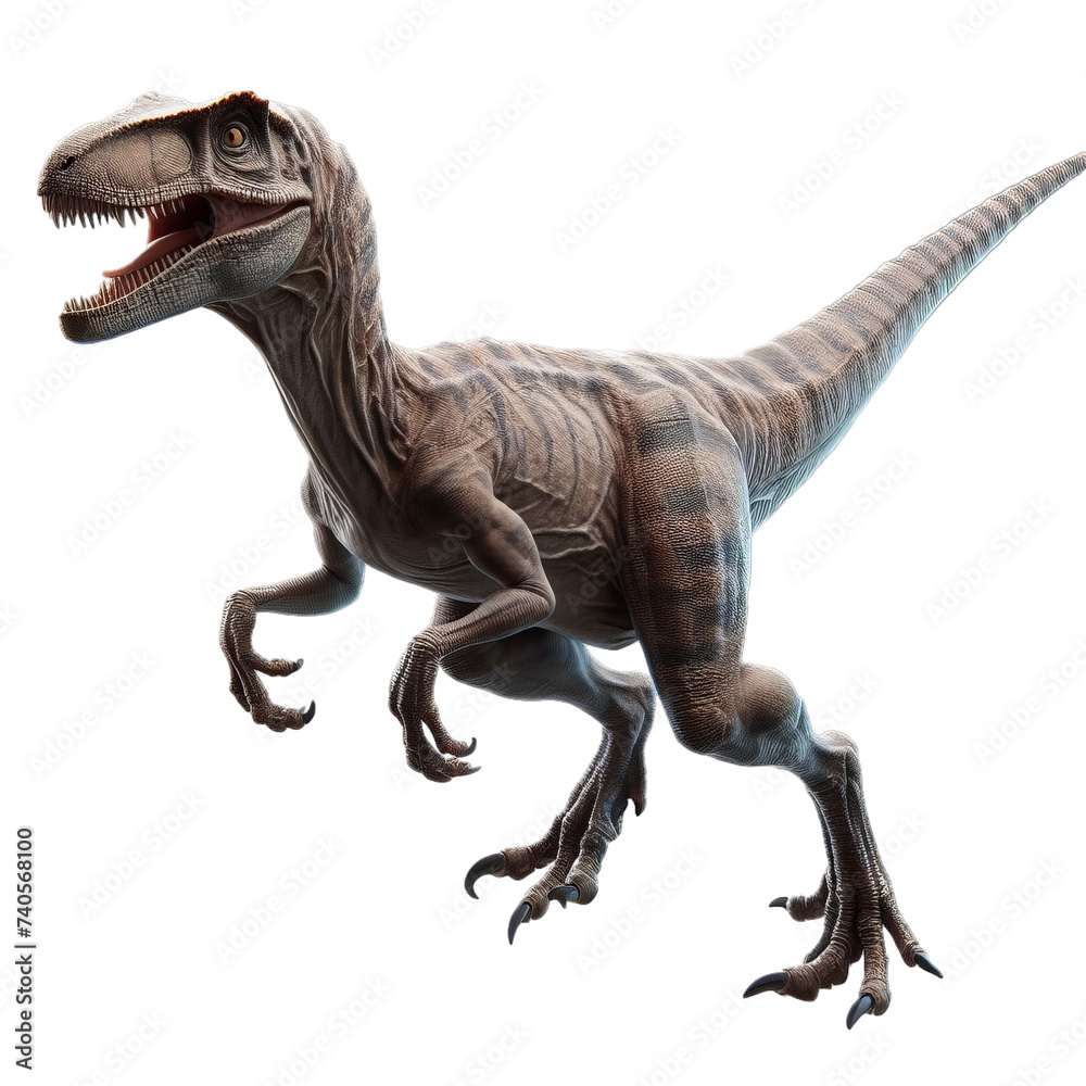 Fototapeta premium raptor isolated on transparent background