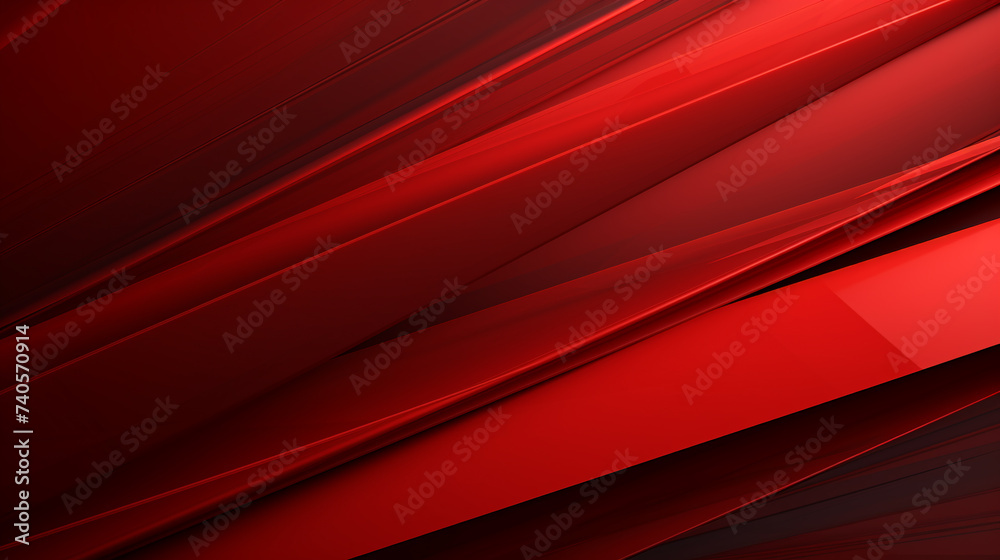 Obraz premium Abstract red gradient textured background with dynamic, technology background, glowing light rays