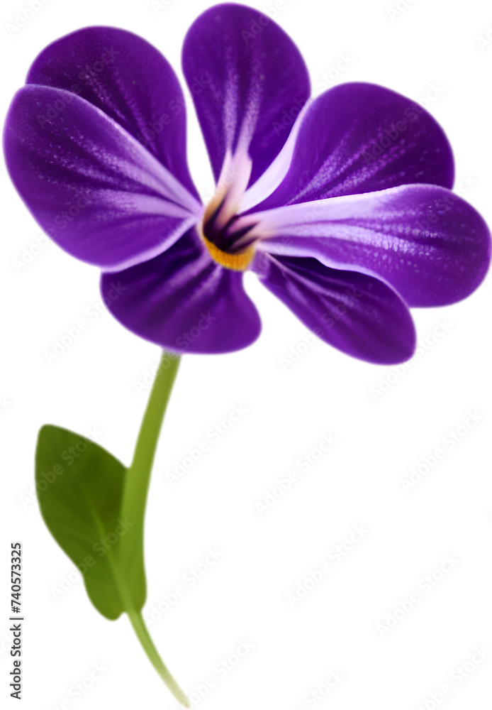 Violet clipart. A cute Violet flower icon.