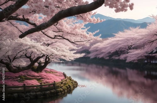 cherry blossom in japan © uventa