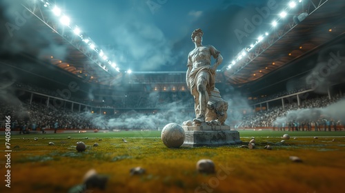 Obraz na płótnie Antique soccer
