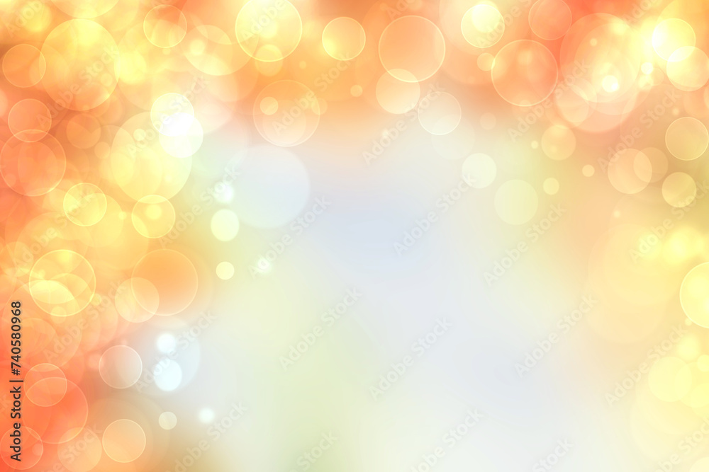 Hello spring background. Abstract bright spring or summer landscape texture with natural green yellow pink orange bokeh lights and sunshine. Beautiful backdrop with copy space. Hello spring background. Abstract bright spring or summer landscape texture with natural green yellow pink orange bokeh lights and sunshine. Beautiful backdrop with copy space.
