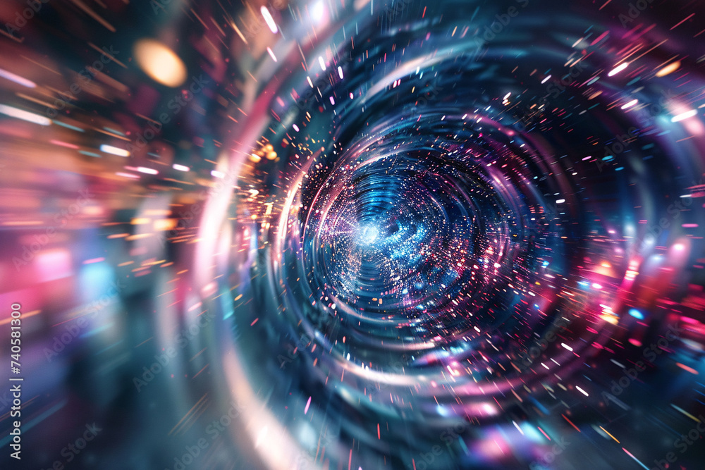 Obraz premium Abstract background and texture of Digital Footprints concept. Generative AI