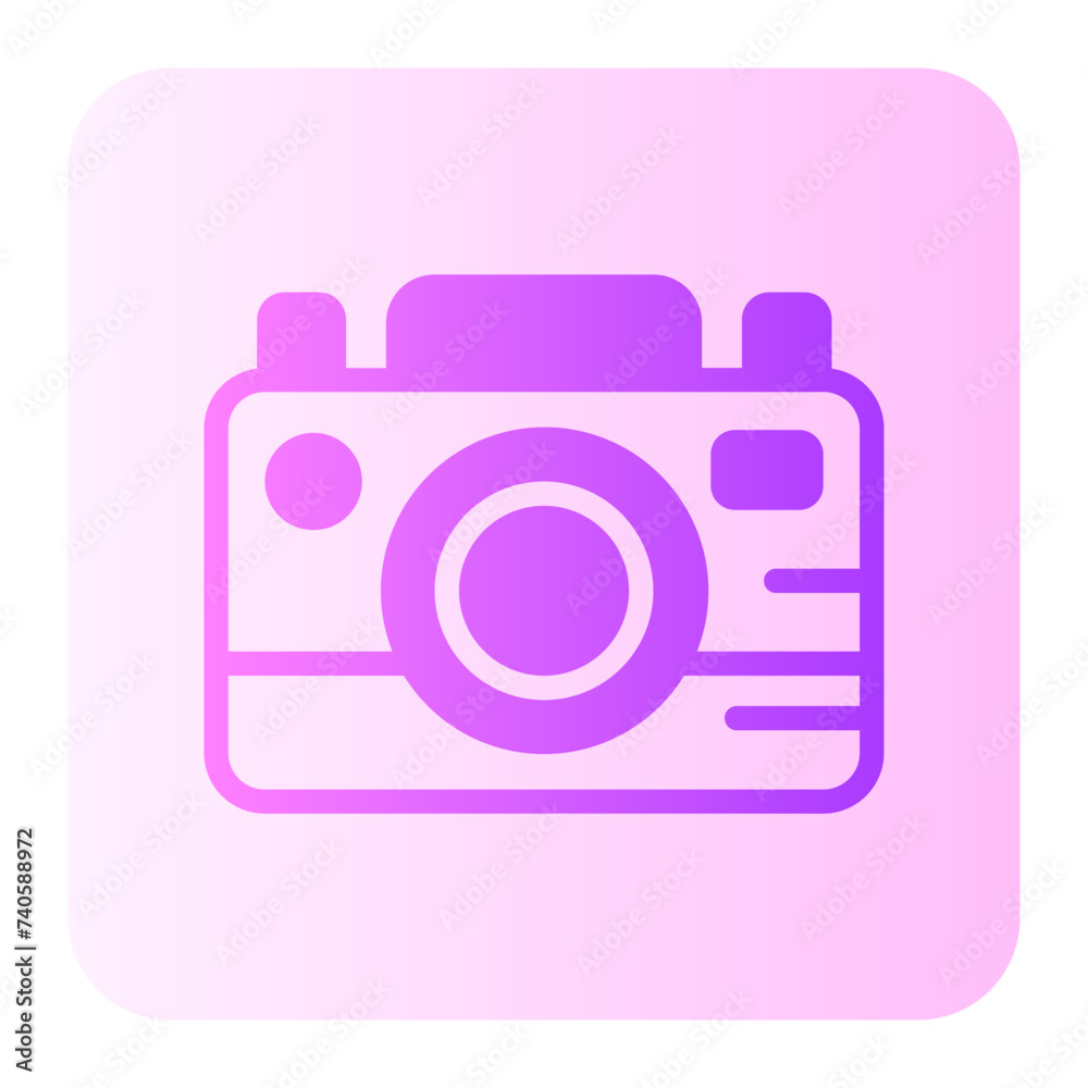 camera gradient icon camera gradient icon