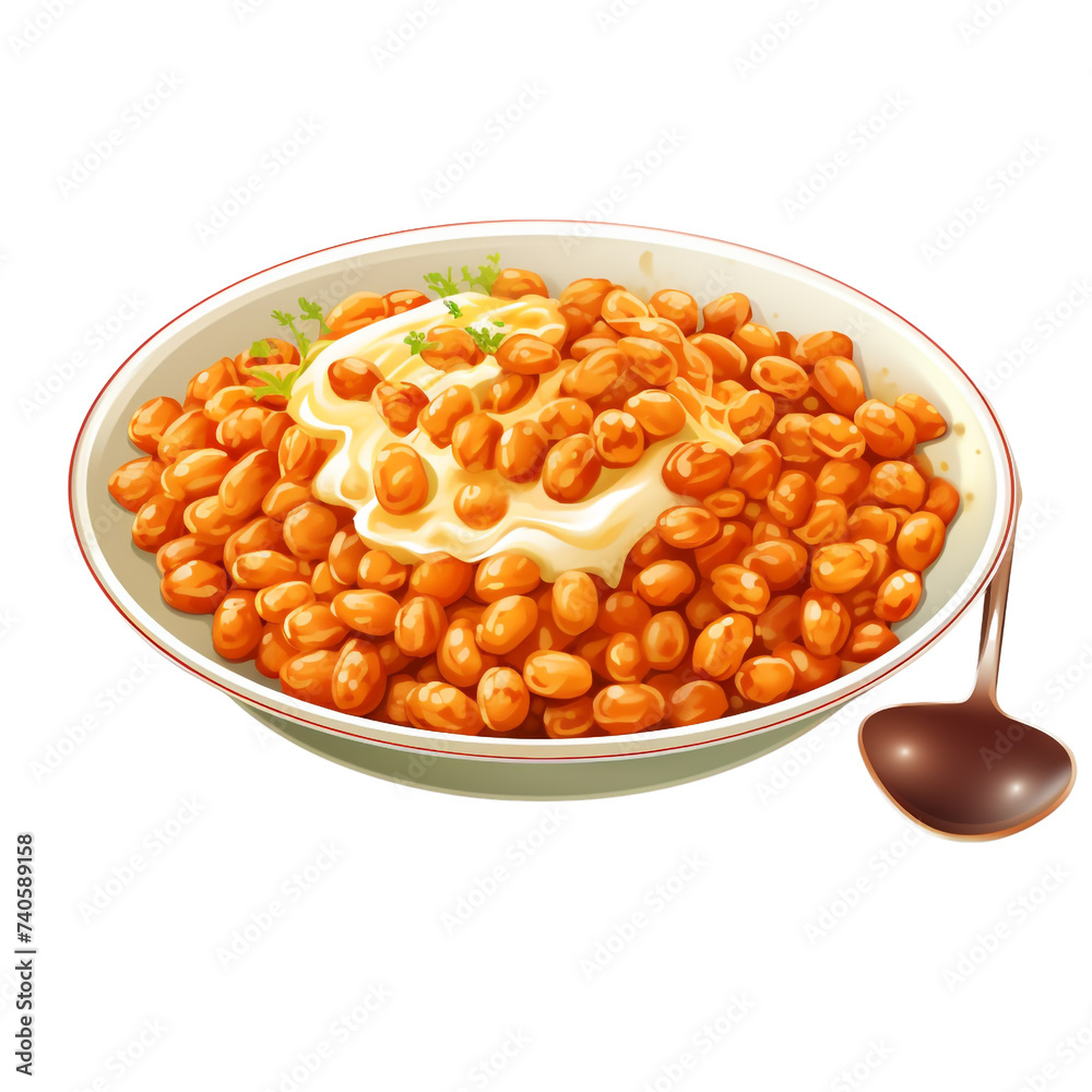Natto isolated on transparent background Natto isolated on transparent background