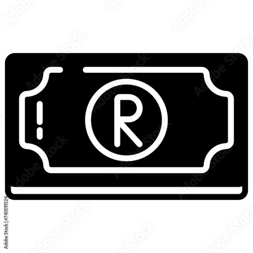 Rand glyph and line vector illustration