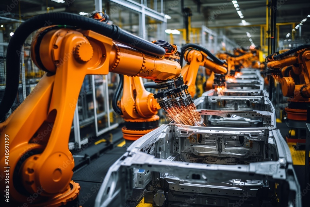Robotic automation revolutionizing manufacturing industry for increased efficiency and productivity