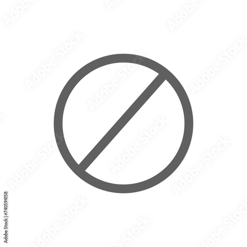no sign