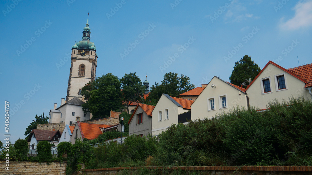 The city of Melnik in the Czech Republic
