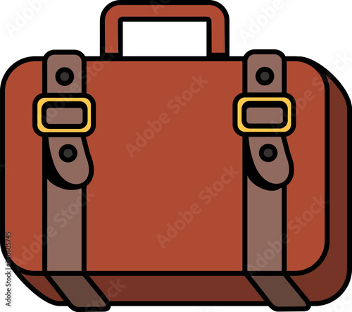 suitcase vector (ID: 740605745)