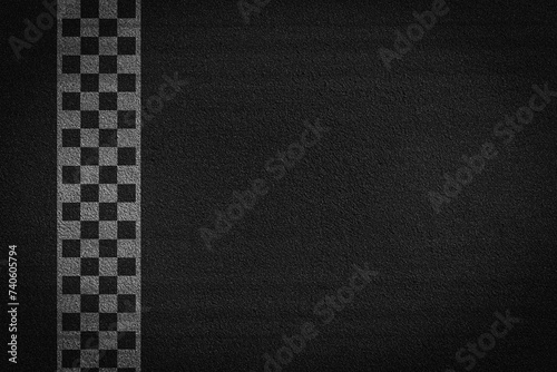 Finish line racing background top view