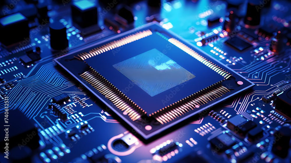 Central computer processor CPU concept Central computer processor CPU concept