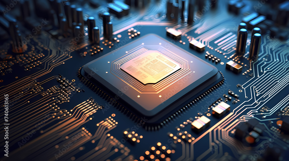 Central computer processor CPU concept Central computer processor CPU concept