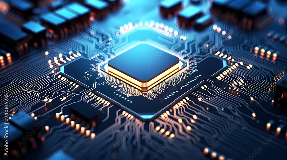 Central computer processor CPU concept Central computer processor CPU concept