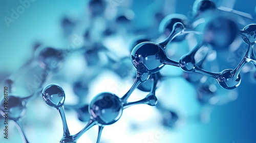 Molecular structure background