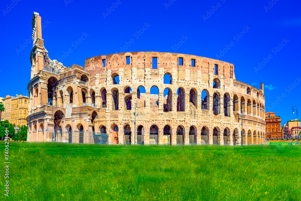 Coliseum. Ancient, beautiful, incredible Rome.