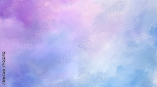 Abstract Watercolor Gradient Background with Purple and Blue Hues © Miva