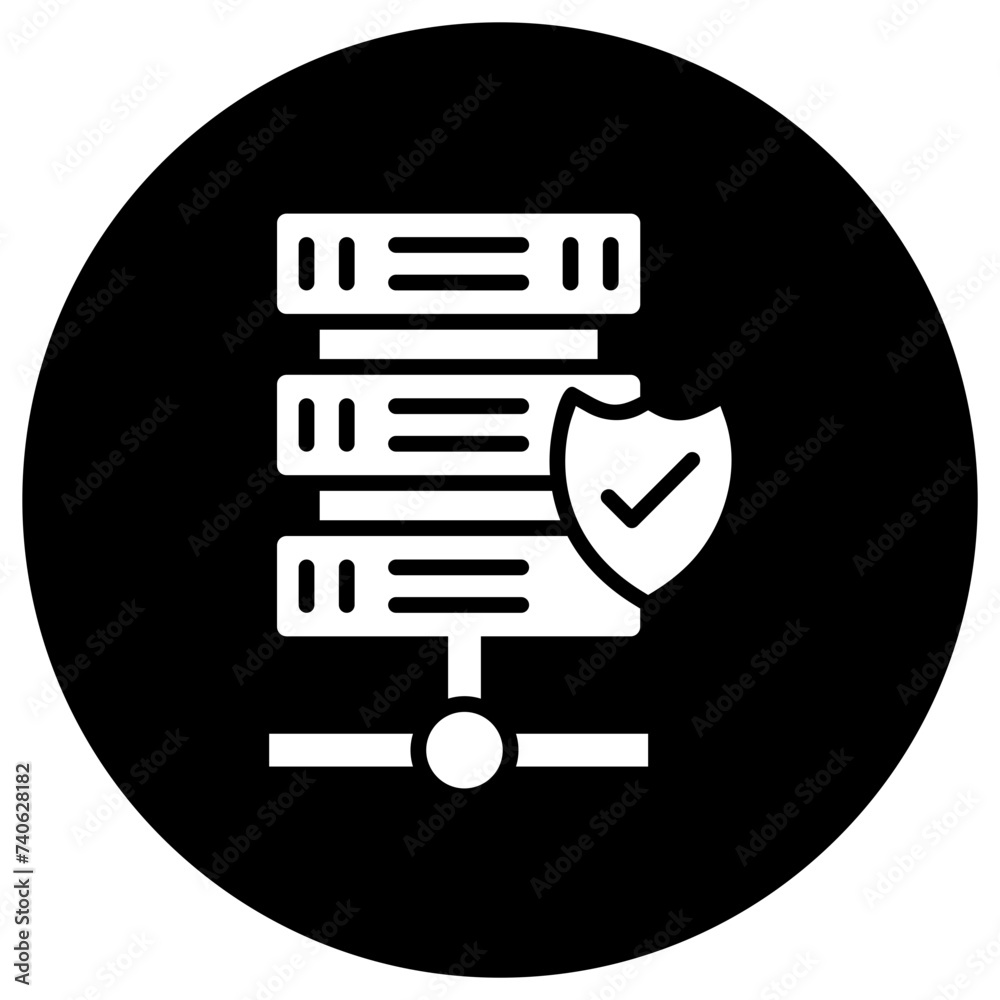Database Vector Icon Design Illustration Database Vector Icon Design Illustration