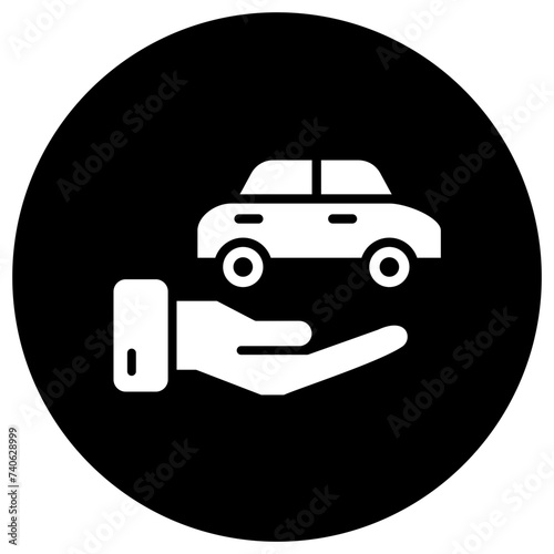 Car insurance Vector Icon Design Illustration
