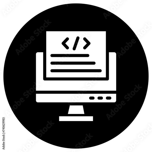 Front end Vector Icon Design Illustration