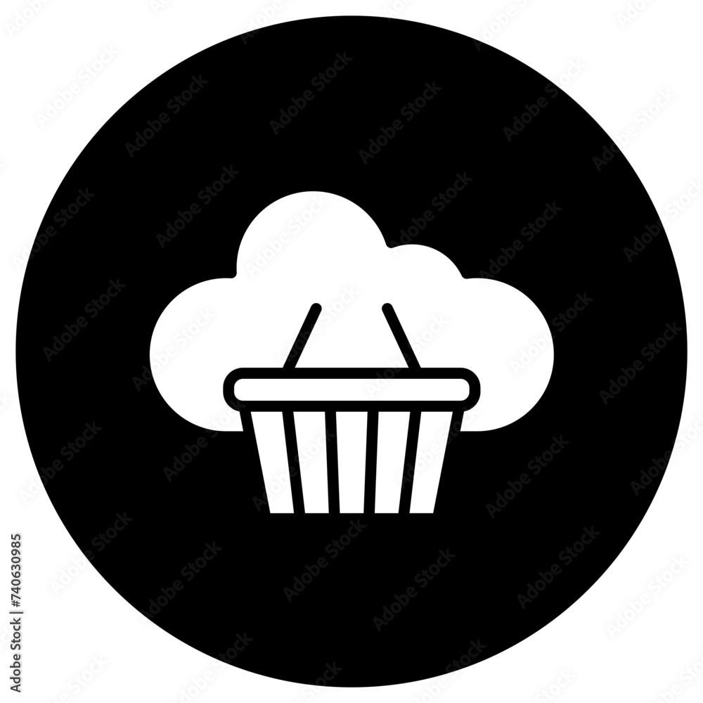 Basket Vector Icon Design Illustration Basket Vector Icon Design Illustration