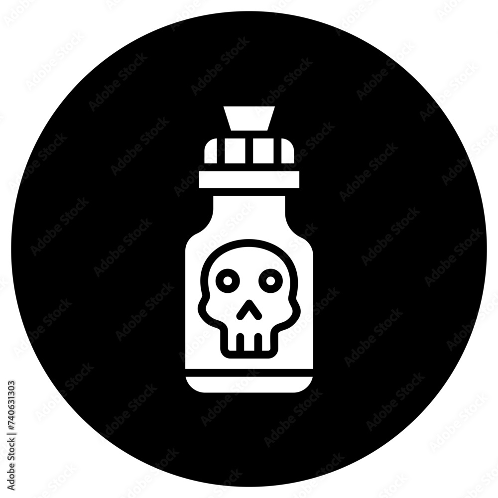 Poison Vector Icon Design Illustration Poison Vector Icon Design Illustration