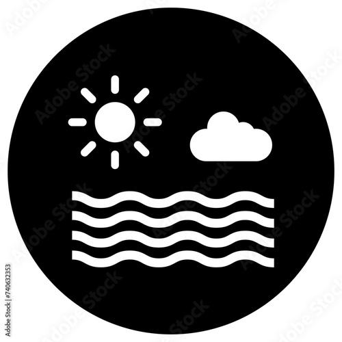 Sea Vector Icon Design Illustration