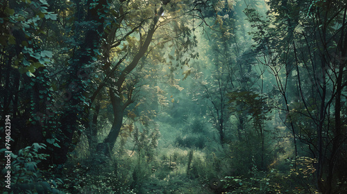 A wild-wild forest in Hungary.