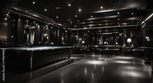 VIP room in a night elite club, luxury room, exclusive photo