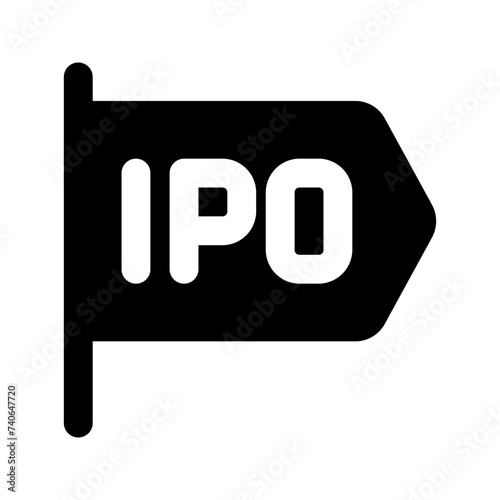 ipo glyph icon