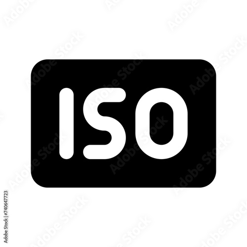 iso glyph icon