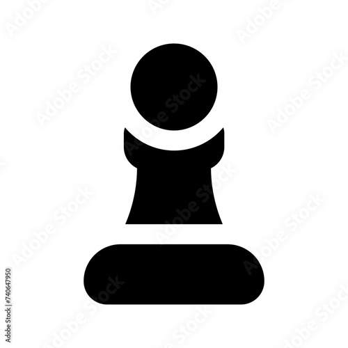 pawn glyph icon