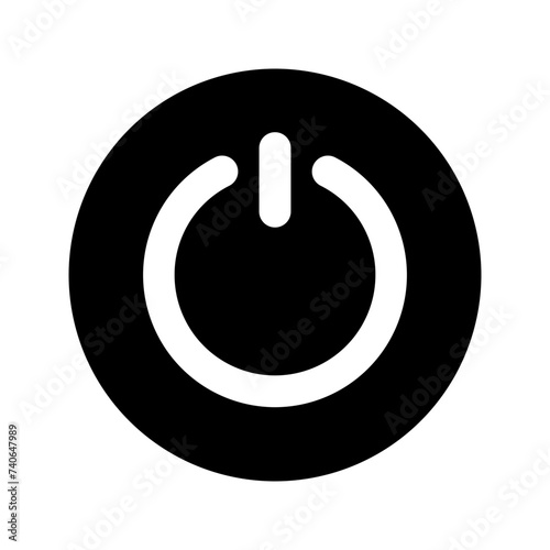 power glyph icon