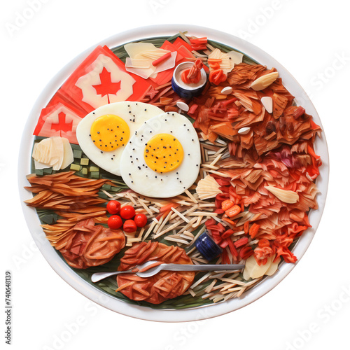 Nova Scotian Hodge Podge isolated on transparent background photo