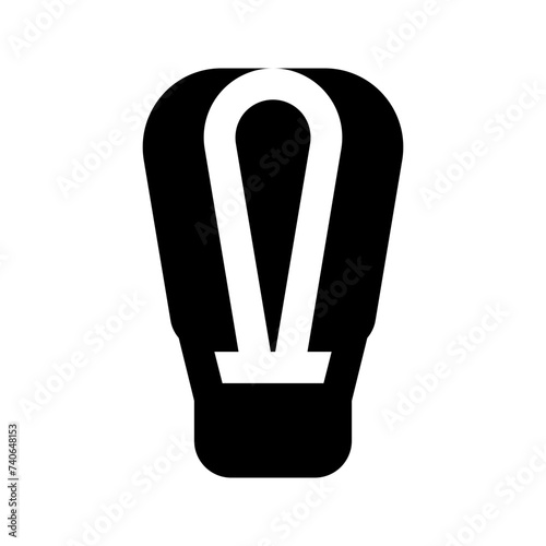 sky lantern glyph icon