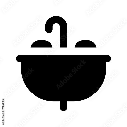 sink glyph icon