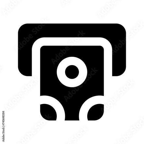 withdraw glyph icon