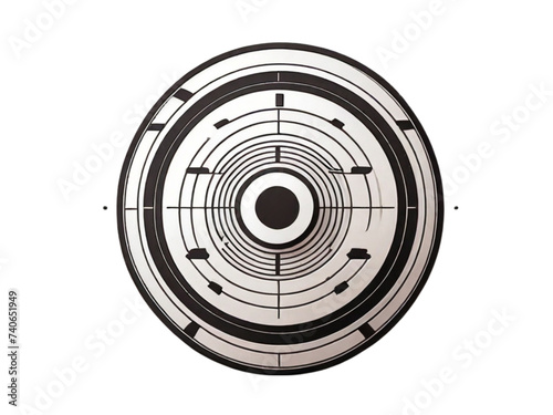 target icon line art style png / transparent